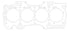 Cometic Ford 1.7L Zetec-S .010in Rubber Coated Stainless Cylinder Head Gasket - 83mm Bore