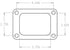 Cometic Garrett T6 .010in Rubber Coated Stainless Turbo Inlet Flange Gasket
