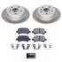 Power Stop 00-04 Toyota Avalon Rear Semi-Coated Rotor Kit