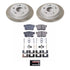 Power Stop 97-01 Honda Prelude Rear Semi-Coated Rotor Kit