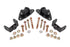 BMR 14-19 Chevrolet Corvette Motor Mount Kit - Black Hammertone