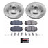 Power Stop 17-19 Toyota Prius Prime Front Semi-Coated Rotor Kit