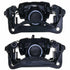 Power Stop 10-23 Lexus GX460 Rear Black Caliper - Pair w/Bracket