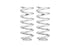 Eibach 21-24 Chevrolet Suburban SUV 4WD GMT T1XX Pro-Lift Springs - Front Only (Set of 2)