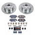 Power Stop 09-11 Hyundai Azera Rear Z23 Evolution Brake Kit