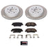 Power Stop 2019 Cadillac CTS Rear Semi-Coated Rotor Kit