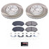 Power Stop 17-22 Nissan Rogue Sport Front Semi-Coated Rotor Kit