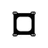 Cometic Holley 4 Barrel 4150 Style .188in Fiber Carburetor Gasket - 3.770in x 3.880in - Open Plenum
