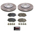 Power Stop 21-22 Chevrolet Trailblazer Front Semi-Coated Rotor Kit