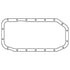 Cometic 81-85 Toyota 22R .062in Fiber Oil Pan Gasket