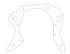 Cometic Ford Windsor .020in Rubber Coated Steel Timing Cover Gasket - SVO