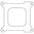 Cometic NASCAR 4 Barrel .047in Fiber Carburetor/Throttle Body Mounting Gasket - Open Plenum