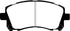 EBC 98-02 Subaru Forester 2.5 Greenstuff Front Brake Pads