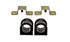 Energy Suspension 1 3/8in Swaybar Bushing Set - Black