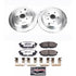Power Stop 06-07 Subaru B9 Tribeca Rear Z26 Street Warrior Brake Kit