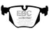EBC 94-99 BMW M5 3.8 (E34) Redstuff Rear Brake Pads
