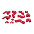Mishimoto 97-02 Audi S4 Turbo Red Silicone Hose Kit
