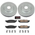 Power Stop 09-11 Ford Flex Front Z17 Evolution Geomet Coated Brake Kit