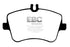 EBC 02-05 Mercedes-Benz C230 (W203) 1.8 Supercharged (European Model) Redstuff Front Brake Pads