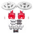 Power Stop 12-16 Buick LaCrosse Rear Z26 Street Warrior Brake Kit w/Calipers