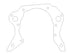 Cometic Ford 302/351W Windsor 0.031in Fiber Timing Cover Gasket