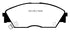 EBC 90-92 Honda Civic CRX 1.6 Si Yellowstuff Front Brake Pads