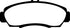 EBC 01-03 Acura CL 3.2 Ultimax2 Front Brake Pads
