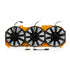 Mishimoto 89-01 Jeep Cherokee XJ 4.0L Performance Aluminum Fan Shroud w/o Controller - Gold