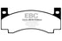 EBC 71-72 Amc Ambassador 4.2 Yellowstuff Front Brake Pads