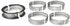 Clevite Ford Pass & Trk 351M 351W 400 V8 1969-76 Main Bearing Set