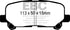 EBC 2010-2017 Honda Odyssey 3.5L Bluestuff Rear Brake Pads
