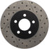 StopTech 03-09 Lincoln Town Car / 03-09 Mercury Grand Marquis Front Left Slotted & Drilled Rotor