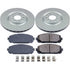 Power Stop 17-19 Jeep Cherokee Front Z17 Evolution Geomet Coated Brake Kit