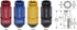 Project Kics Leggdura Racing Shell Type Lug Nut 53mm Open-End Look 16 Pcs + 4 Locks 12X1.5 Gold