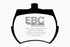 EBC 84-92 Austin Mini 1.0L Yellowstuff Front Brake Pads