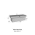 Westin/Brute Gull Wing Lid Full Size Xtra Deep - Aluminum
