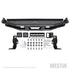 Westin 15-22 Chevrolet Colorado Outlaw Rear Bumper - Textured Black