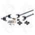 Yukon Gear 4340 Chrome-Moly Replacement Axle Kit For Jeep TJ / YJ & XJ Dana 30 / w/ Super Joints