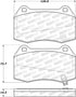 StopTech Sport Brake Pads w/Shims and Hardware - Rear