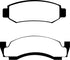 EBC 76-77 Ford Bronco 3.3 Greenstuff Front Brake Pads