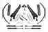 Fabtech 08-16 Ford F250/350 4WD 8in Rad Arm Sys w/Coils & Rr Lf Sprngs & Stealth