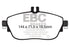 EBC 13+ Mercedes-Benz CLA250 2.0 Turbo Ultimax2 Front Brake Pads