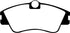 EBC 93-96 Volkswagen Eurovan 2.5 Solid Rotors Greenstuff Front Brake Pads