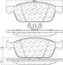 StopTech 13-19 Ford Escape / 13-18 Ford Focus Street Select Front Brake Pads
