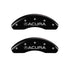 MGP 4 Caliper Covers Engraved Front Acura Engraved Rear RDX Black finish silver ch