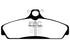 EBC 83-87 Chevrolet Corvette (C4) 5.7 Redstuff Front Brake Pads