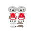Power Stop 01-05 Honda Civic Front Z26 Street Warrior Brake Kit w/Calipers