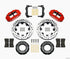 Wilwood Narrow Superlite 4R Front Kit 12.19in Drilled Red 82-86 Jeep CJ