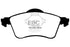 EBC 97-98 Volkswagen Eurovan 2.5 Greenstuff Front Brake Pads