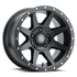 ICON Rebound 17x8.5 5x4.5 0mm Offset 4.75in BS 71.5mm Bore Satin Black Wheel